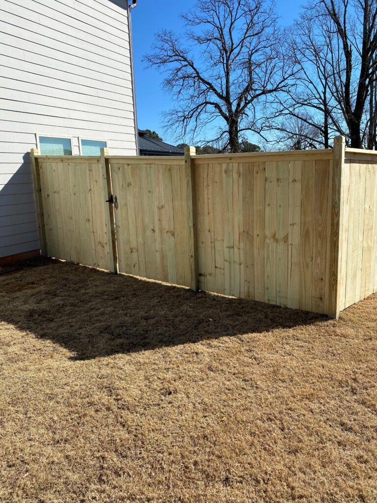 fence installation